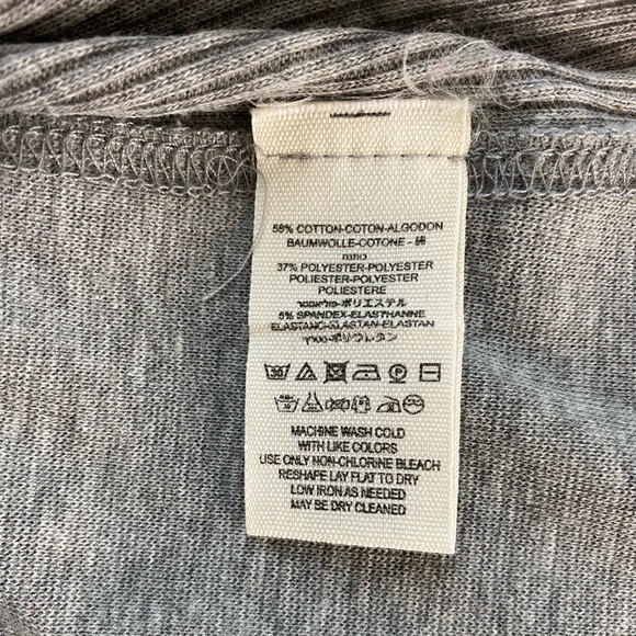 FREE PEOPLE KNIT LONG SLEEVE TOP LACE UP FRONT M - Picture 15 of 15